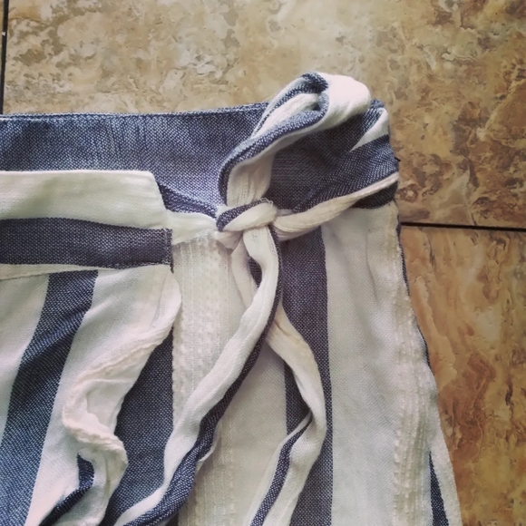Vintage Havana Striped wrap mini skirt, size Small - Picture 3 of 9